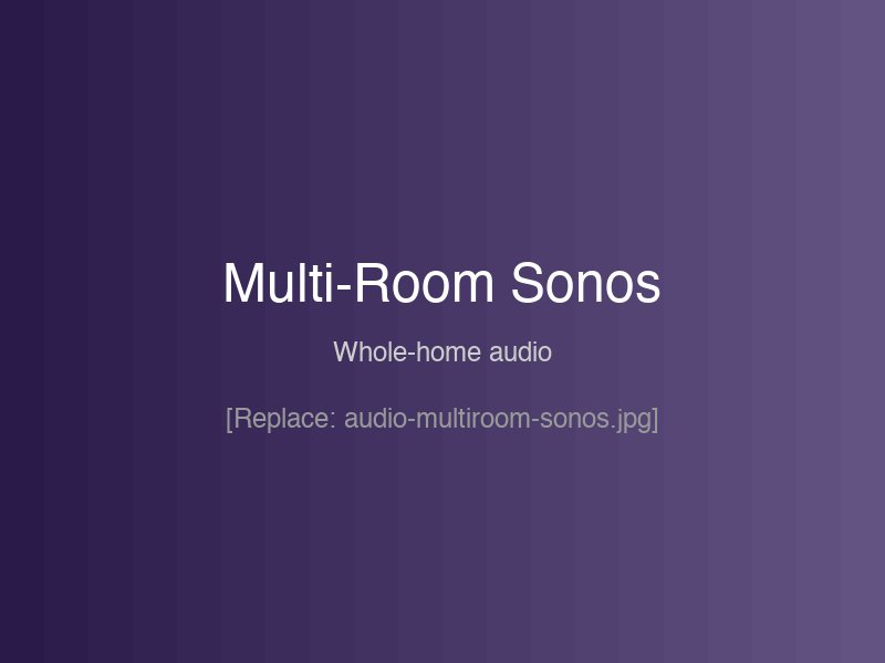 Multi-Room Sonos
