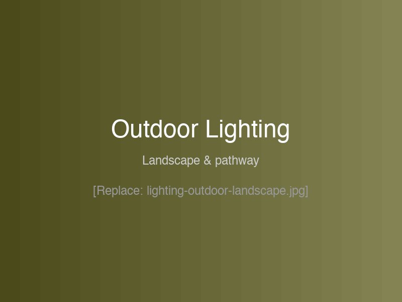 Outdoor Lighting