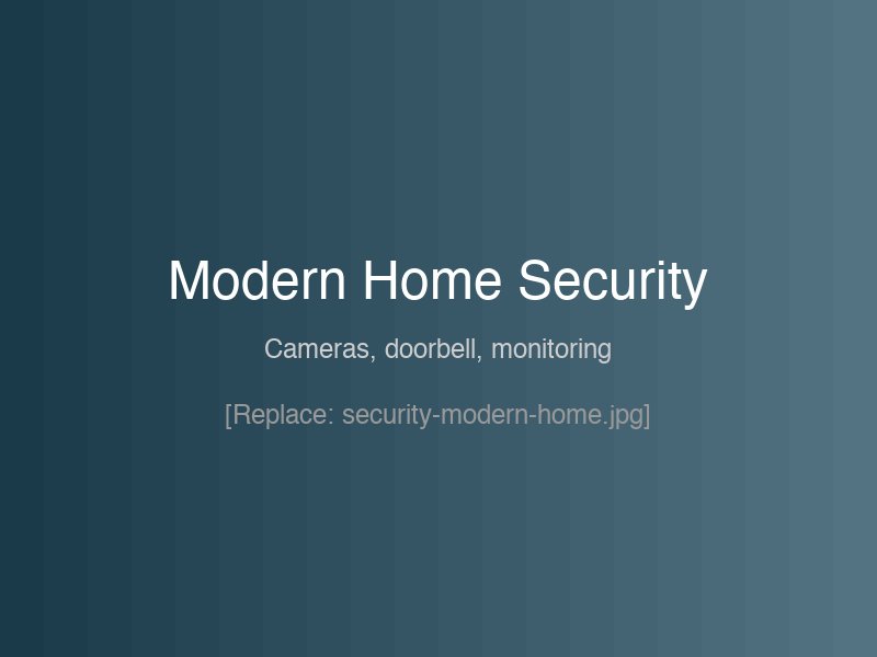 Modern Home Security