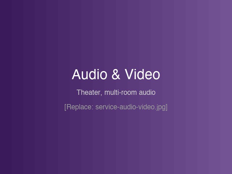 Audio and Video Systems